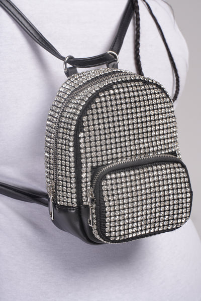Rhinestone Mini Backpack