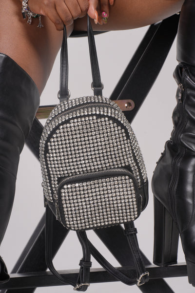 Rhinestone Mini Backpack