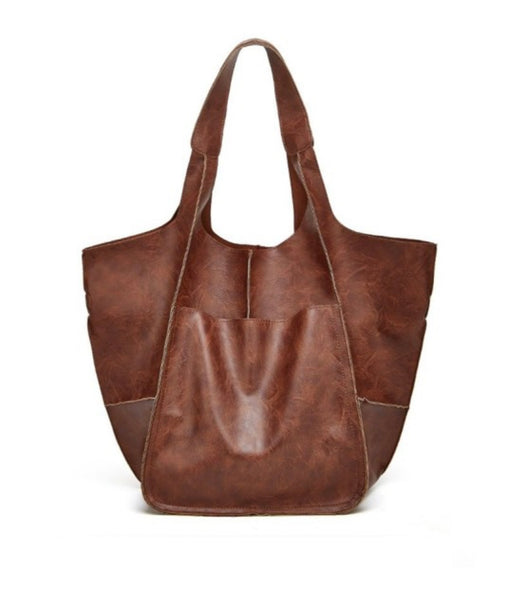 Carry-It-All Oversized Tote - Coffee
