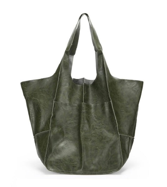 Carry-It-All Oversized Tote - Hunter Green