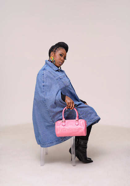 RD “I AM THE BAG” Cylinder Bag - Bubble Gum