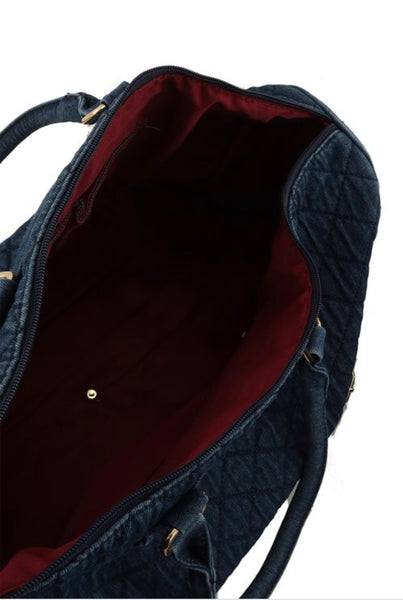 Denim Duffle Bag