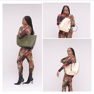Reversible Tote 2-in-1 - Green/Gold
