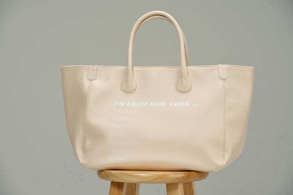 RD “I’M FROM NEW YORK” Tote - Smokey Taupe