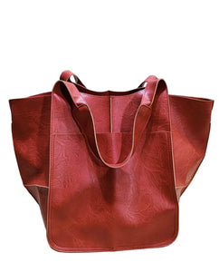 Carry-It-All Oversized Tote - Red