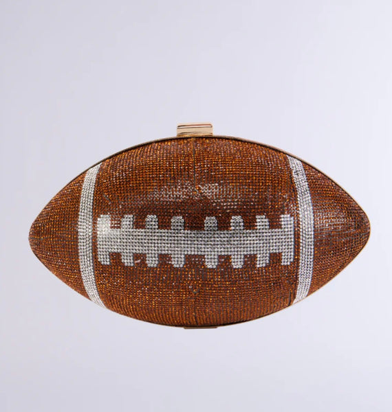 Bling Football Clutch Bag