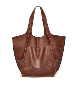 Carry-It-All Oversized Tote - Coffee