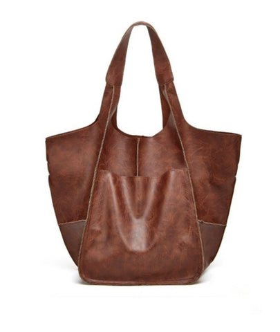 Carry-It-All Oversized Tote - Coffee