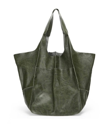 Carry-It-All Oversized Tote - Hunter Green