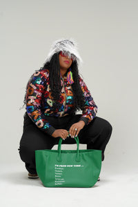RD “I’M FROM NEW YORK” Tote - Forest Green
