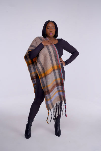 Brushed High Rise Fringe Scarf