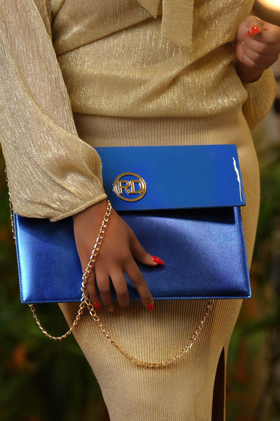 The Prodigious Oversized Clutch - Royal Blue