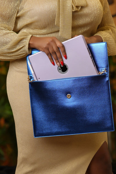 The Prodigious Oversized Clutch - Royal Blue