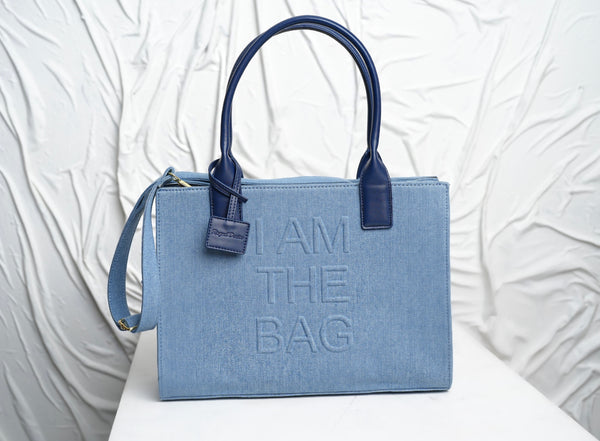 The RD “I AM THE BAG” Handbag Tote ™️ - Denim