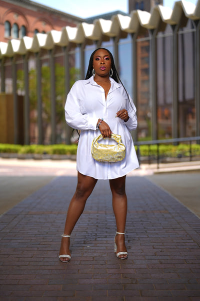 Sparkle Me Twisted Bag - Butter
