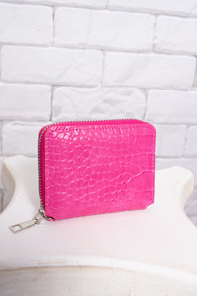 Oversized Chain Wallet - Pink