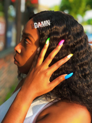“DAMN” Hair Pin.