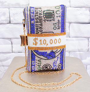Couture Rhinestone $10K- Blue