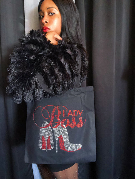 Boss Lady Tote -Red Bottom