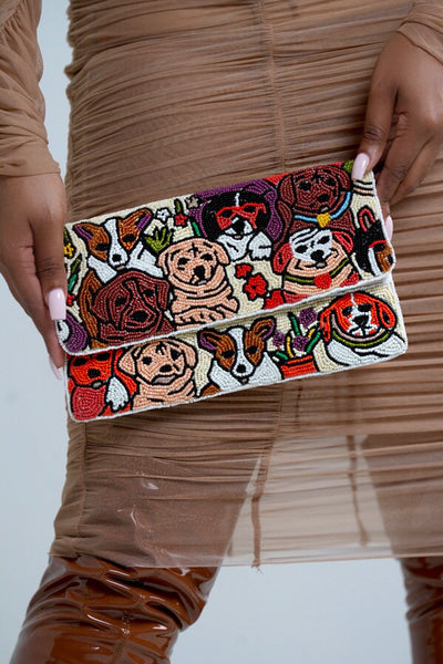 Glam Puppy Clutch