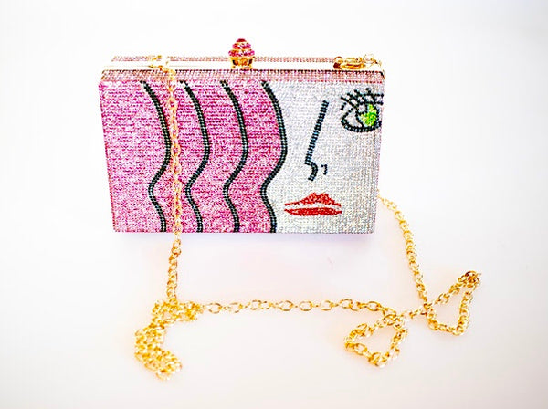 FaceTime Couture Clutch - Pink