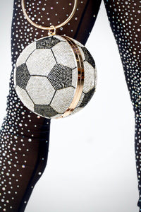 Couture Soccer Ball Clutch