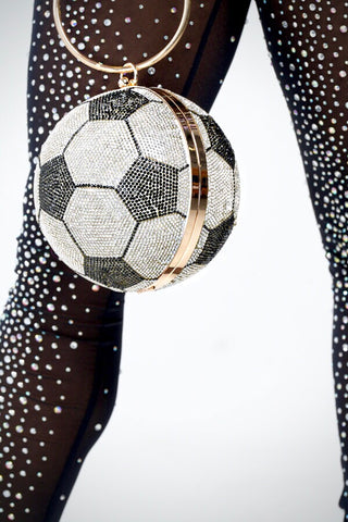 Couture Soccer Ball Clutch